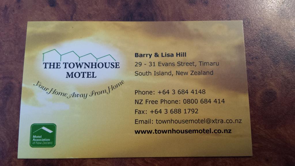 טימארו Townhouse Motel מראה חיצוני תמונה